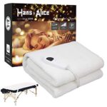 AIDENCOX 2in1 Deluxe Ultra-Thick Fleece Spa Massage Table Warmer & Cover,Use As A Bed Blanket Warmer