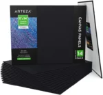 Arteza Canvas Boards for Painting, Pack of 14, 11 x 14 Inches